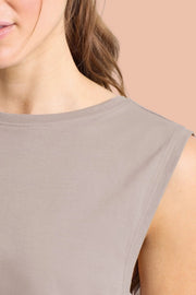 FLOW Organic Cotton Cropped Tank Top