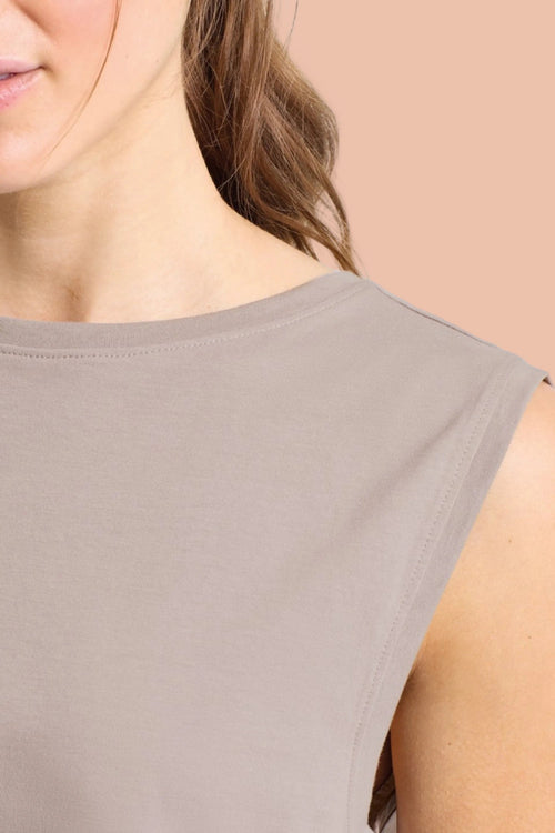 FLOW Organic Cotton Cropped Tank Top