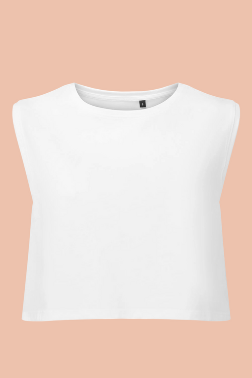 FLOW Organic Cotton Cropped Tank Top