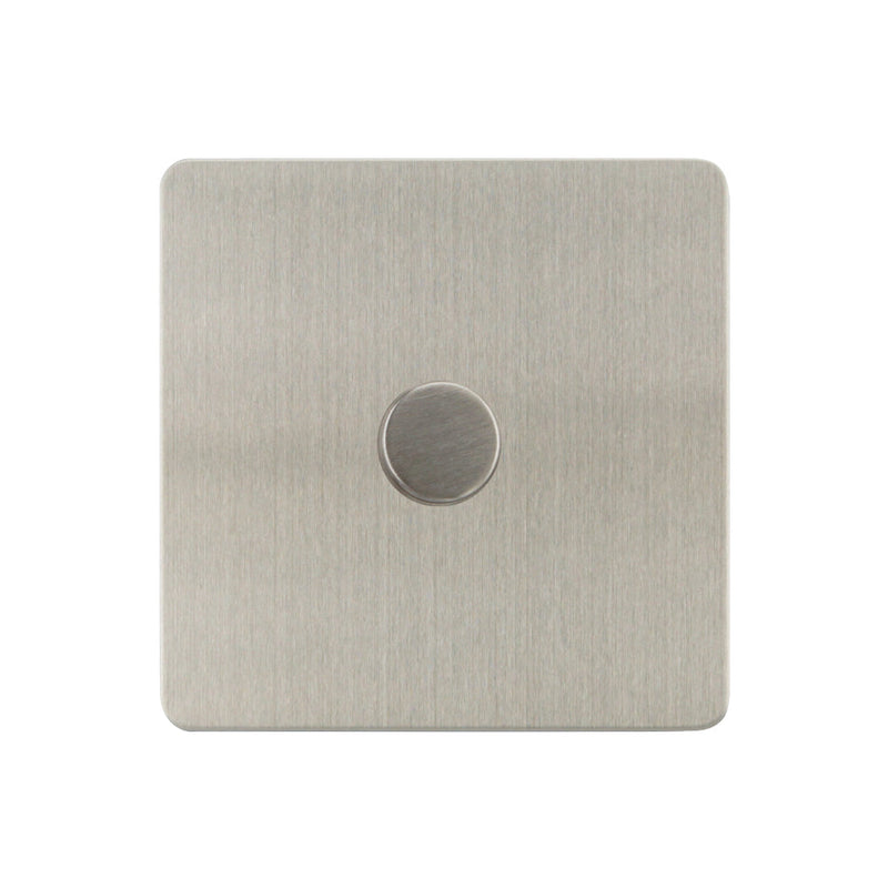 Caradok - The Ultra Flat - Brushed Chrome - FN146IUD - 1G Intelligent Universal Dimmer Switch Brushed Chrome (1 X 200W)
