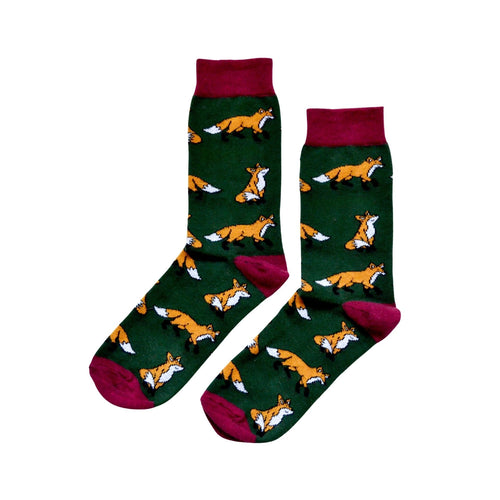 Save the Foxes Bamboo Socks