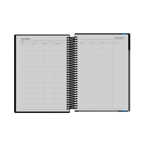 2026-2027 Mid Year Planner - 13 Month A5 Day-to-Page Diary - Hard Cover - Collins Debden Delta Range