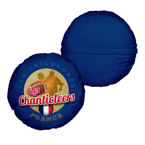 France Rugby League - Chanticleers  - Legend Collection - Circle Cushion 14"