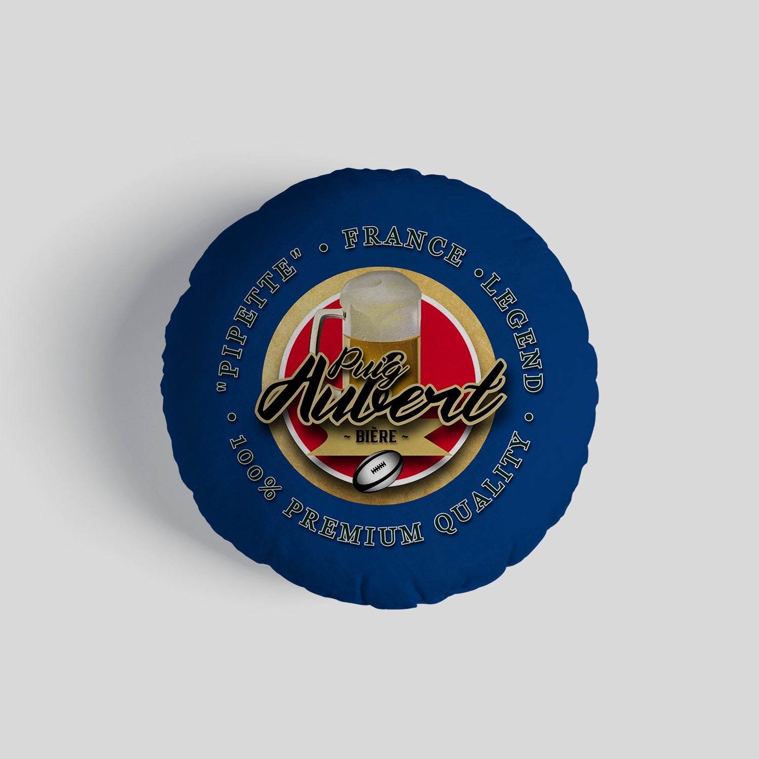 France Rugby League Aubert  - Legend Collection - Circle Cushion 14"