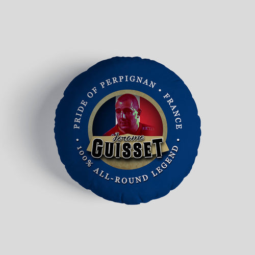 France Rugby League Guisset - Legend Collection - Circle Cushion 14"