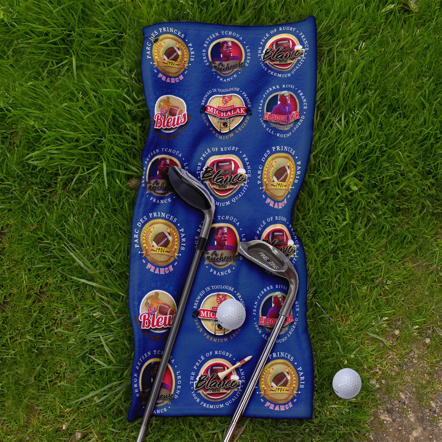 France Rugby Union - Legend Collection  - Golf Towel