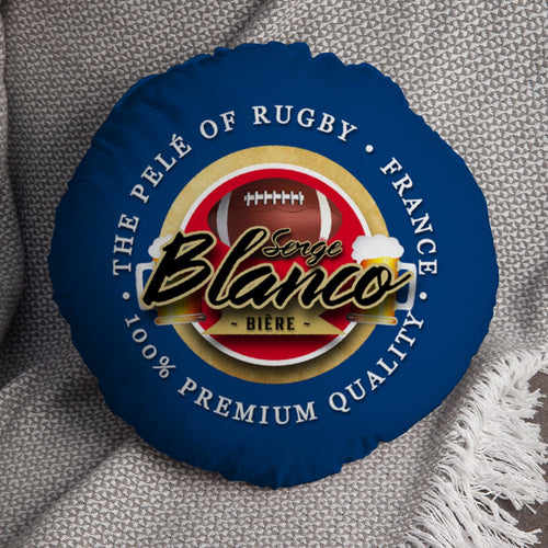 France Rugby Union Blanco  - Legend Collection - Circle Cushion 14"