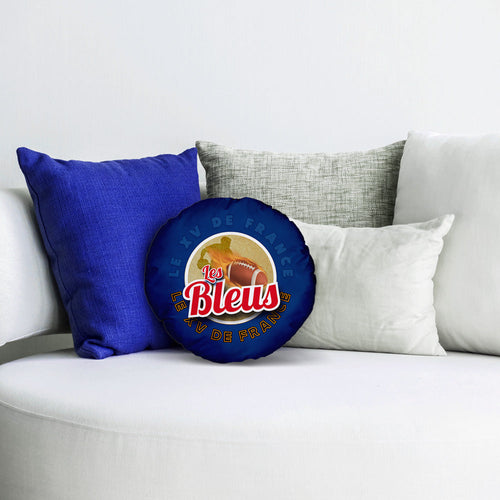 France Rugby Union Les Bleus  - Legend Collection - Circle Cushion 14"
