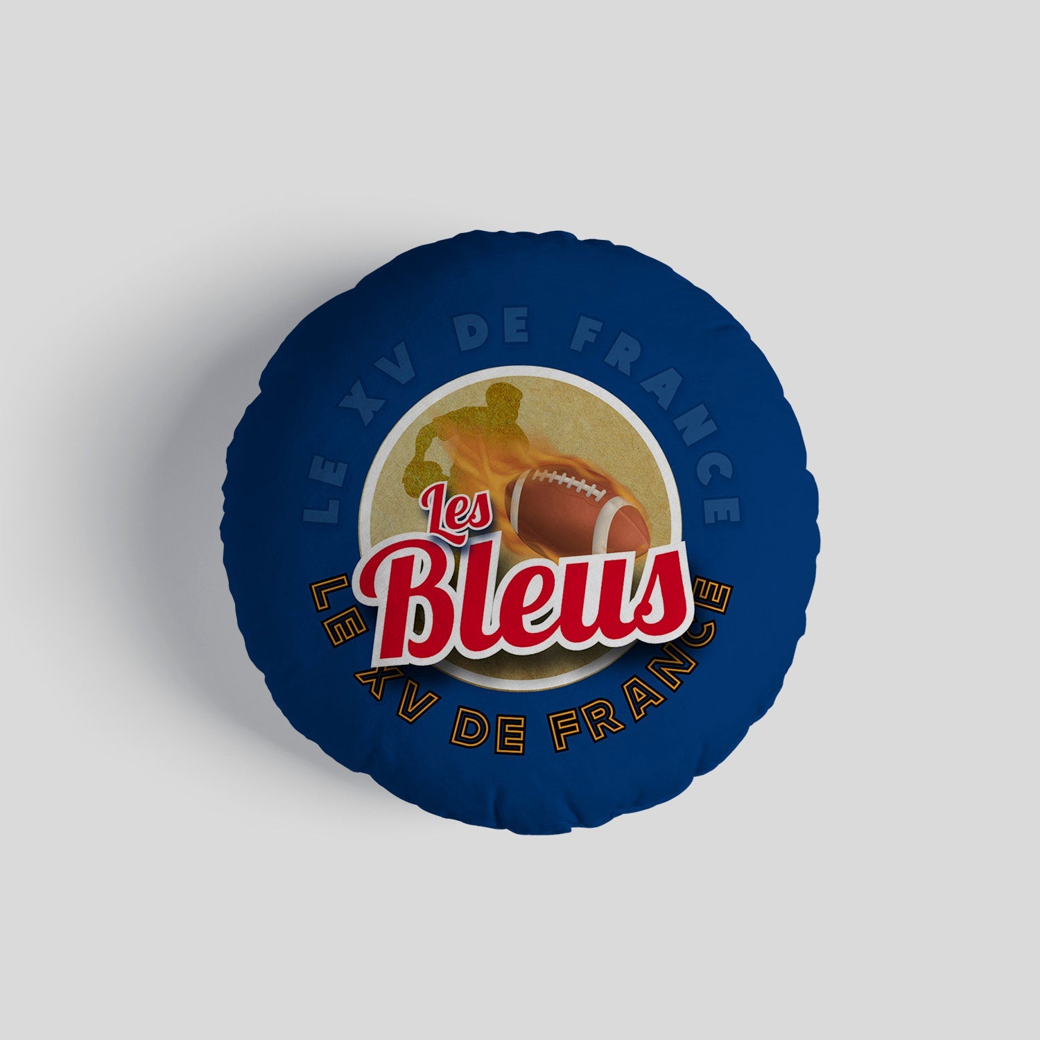France Rugby Union Les Bleus  - Legend Collection - Circle Cushion 14"