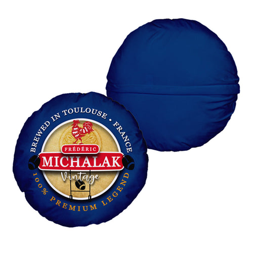 France Rugby Union rooster  - Legend Collection - Circle Cushion 14"