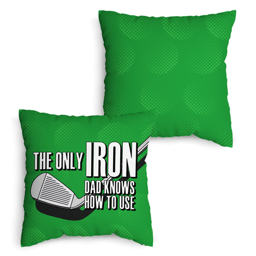 Father's Day Golf Iron - 45cm Cushion