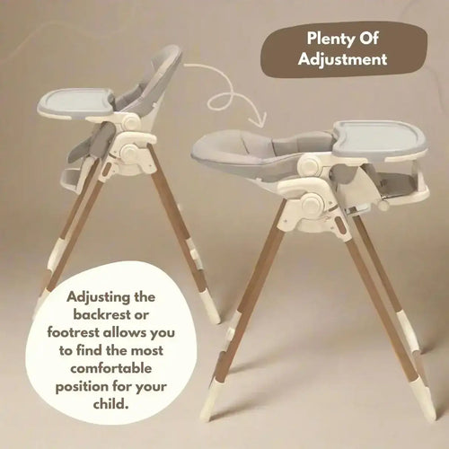 Flare Foldable High Chair - Beige