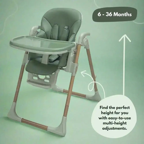 Flare Foldable High Chair - Green