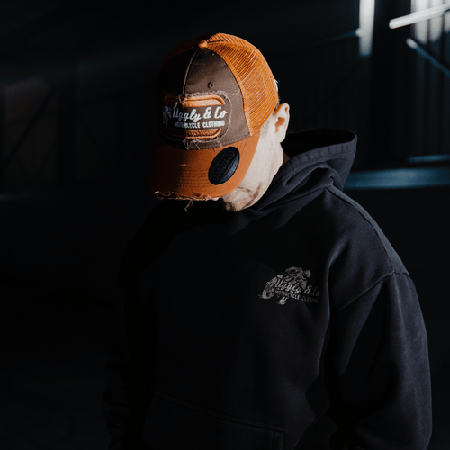Rust Flat Track Trucker Hat