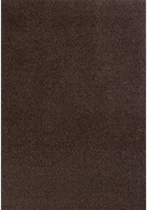 Flex Brown Low Pile Solid Rug