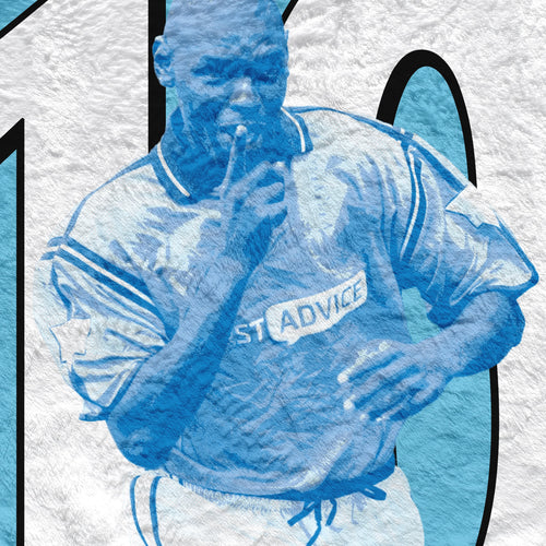 Manchester Blue Goater 10  - Fleece 150cm X 150cm