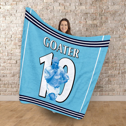 Manchester Blue Goater 10  - Fleece 150cm X 150cm