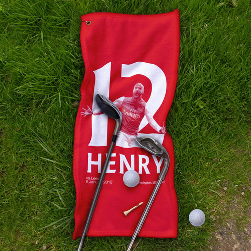 The Gooners Henry 12 - Football Legends - Golf Towel