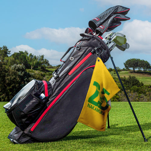 Celtic Nakamura 25 - Football Legends - Golf Towel