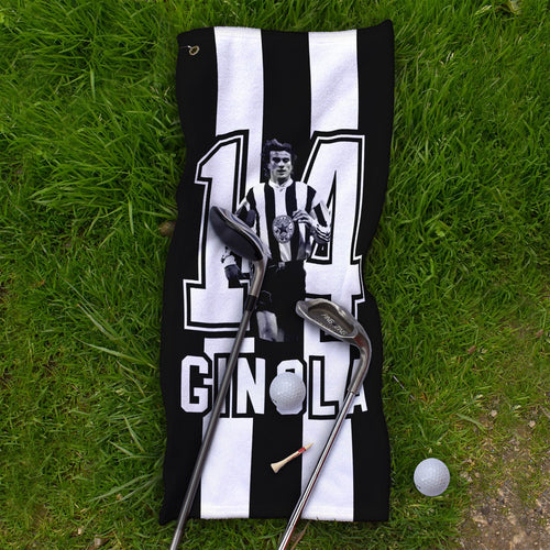 Newcastle Ginola 14 - Football Legends - Golf Towel