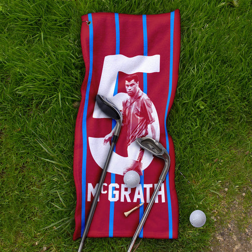 Holte Enders McGrath 5 - Football Legends - Golf Towel