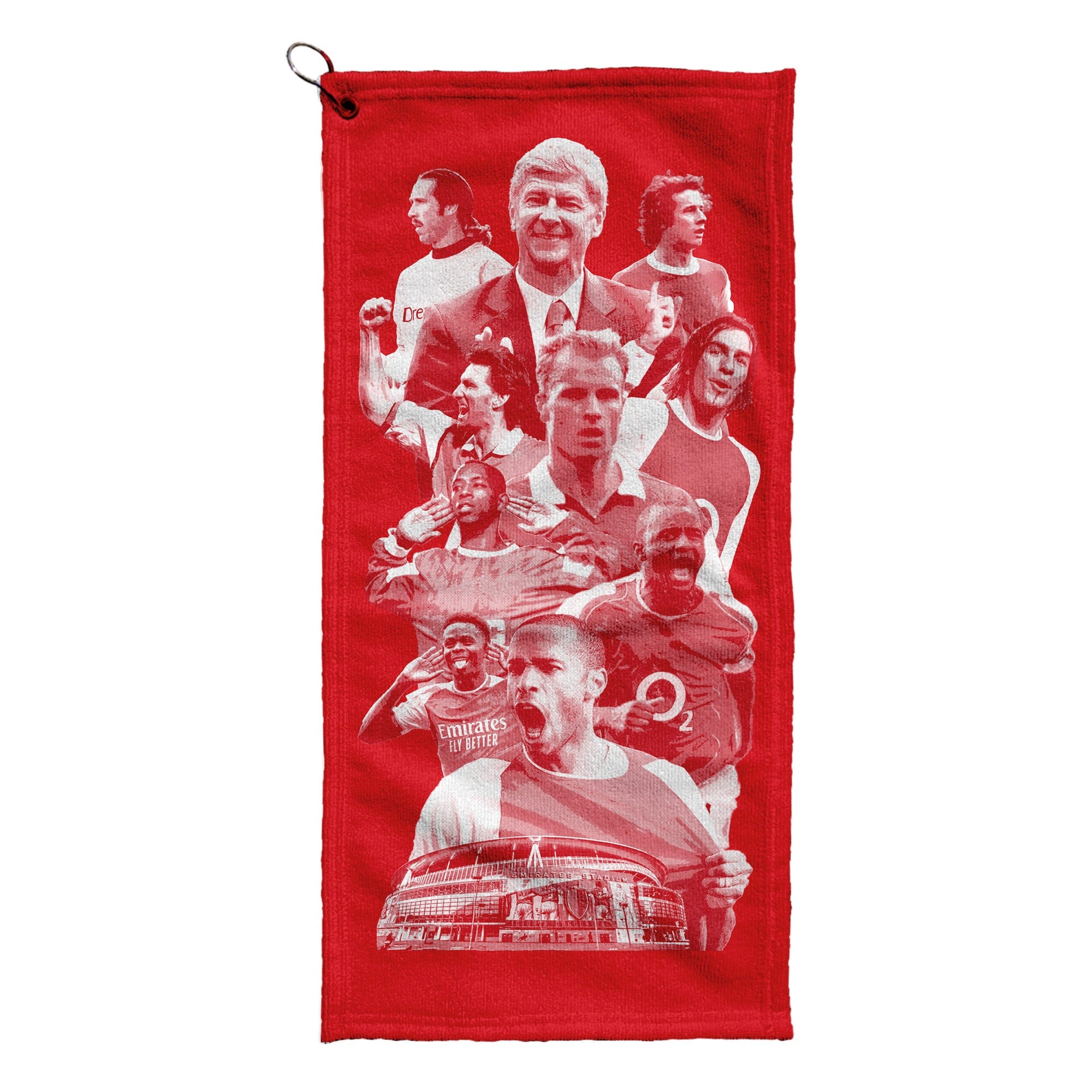 The Gooners Montage - Football Legends - Golf Towel