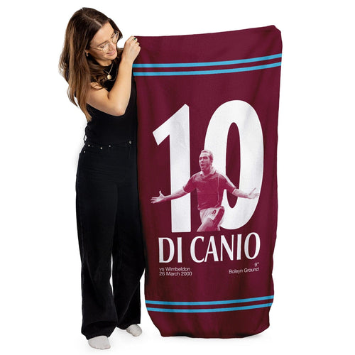 West Ham Di Canio 10 - Football Legends - Beach Towel - 150cm x 75cm