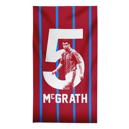 Holte Enders McGrath 5 - Football Legends - Beach Towel - 150cm x 75cm
