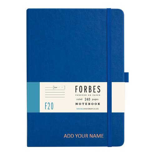 Forbes Classic | A5 Ruled/Lined Notebook | Blue