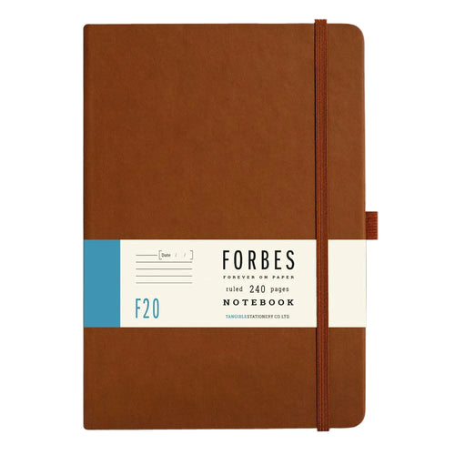Forbes Classic | A5 Ruled/Lined Notebook | Tan