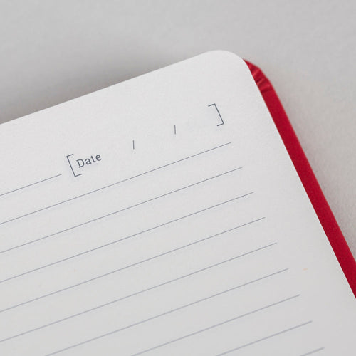 Forbes Classic | A5 Ruled/Lined Notebook | Red