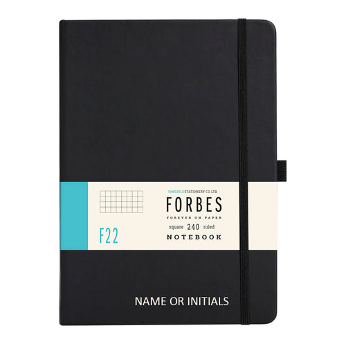 Forbes Classic | A5 Squared Notebook | Black