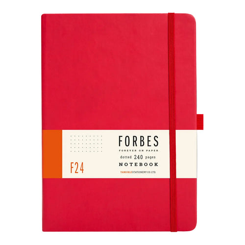 Forbes Classic | A5 Dotted Notebook | Red