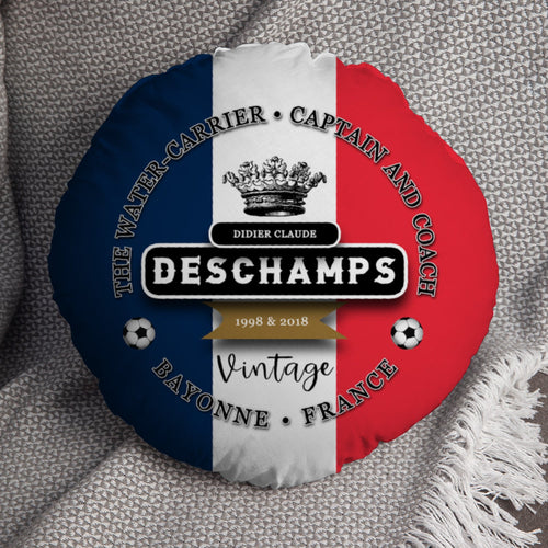 France Deschamps  - Legend Collection - Circle Cushion 14"