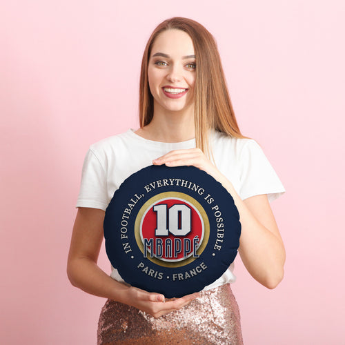 France Mbappe  - Legend Collection - Circle Cushion 14"
