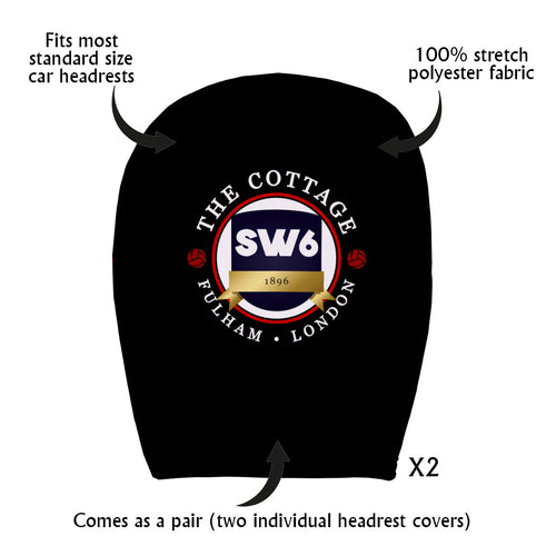 Fulham  Craven Cottage - Football Legends - Headrest Cover