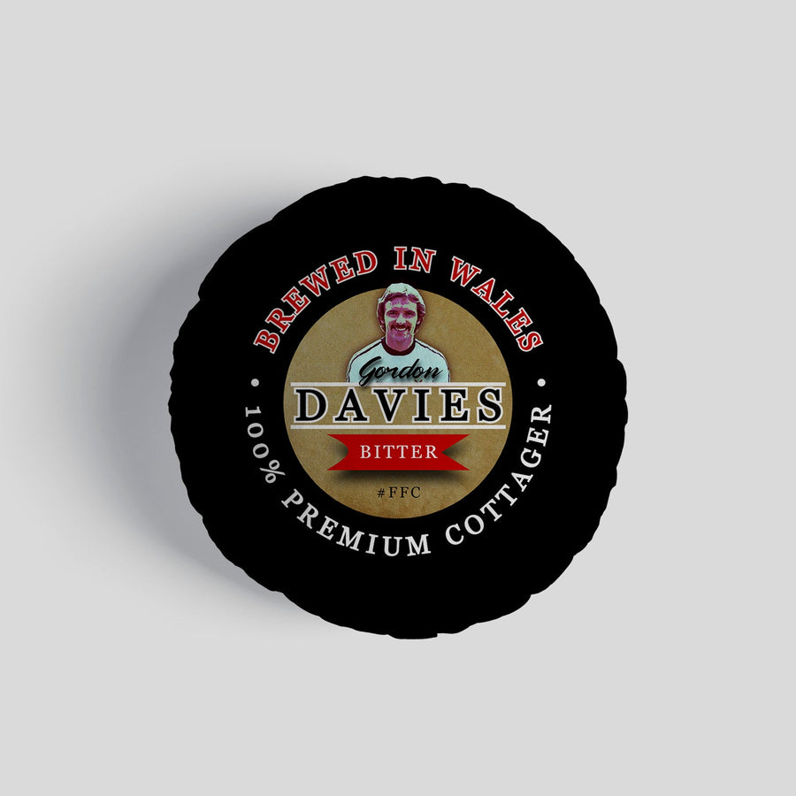 Fulham  Gordon Davies - Football Legends - Circle Cushion 14"