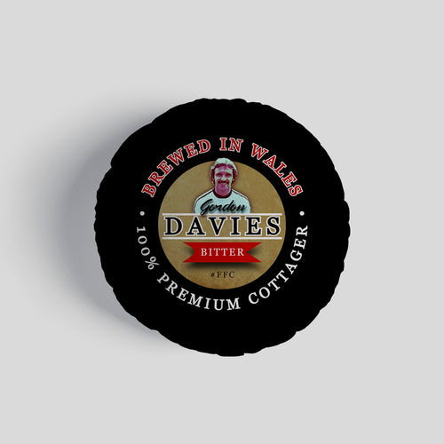 Fulham  Gordon Davies - Football Legends - Circle Cushion 14"