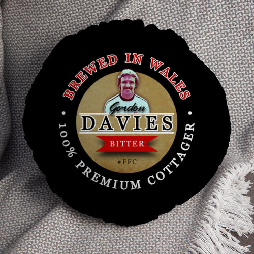 Fulham  Gordon Davies - Football Legends - Circle Cushion 14"