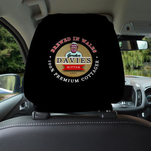 Fulham  Gordon Davies - Football Legends - Headrest Cover
