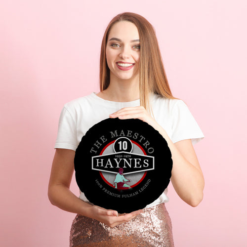 Fulham  Haynes - Football Legends - Circle Cushion 14"