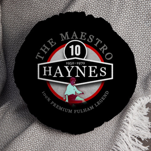 Fulham  Haynes - Football Legends - Circle Cushion 14"