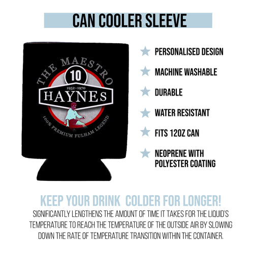 Fulham  Haynes - Football Legends - Can Cooler