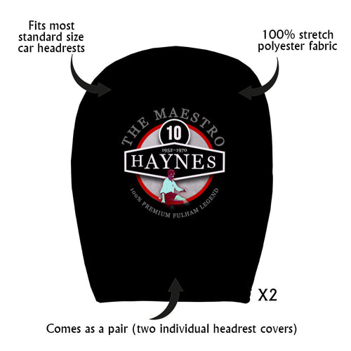 Fulham  Haynes - Football Legends - Headrest Cover