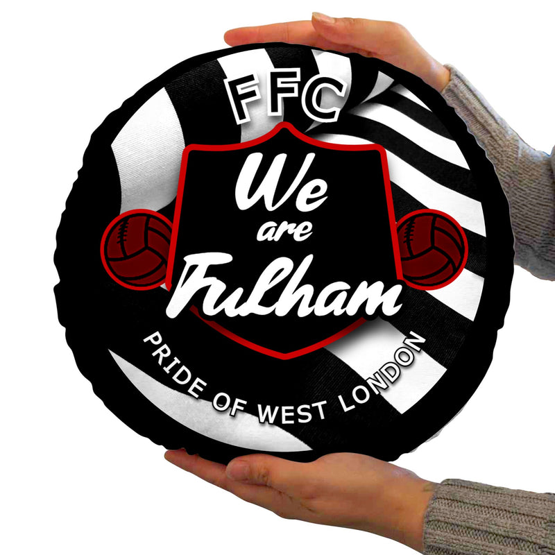 Fulham  We are Fulham - Football Legends - Circle Cushion 14"