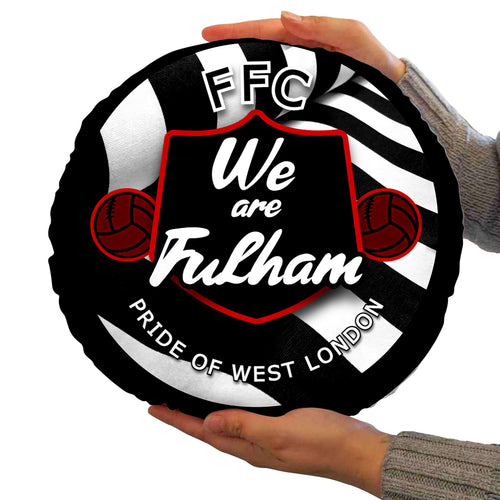 Fulham  We are Fulham - Football Legends - Circle Cushion 14"