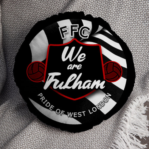 Fulham  We are Fulham - Football Legends - Circle Cushion 14"
