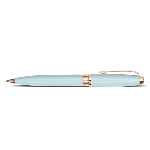 Matilda Myres | Ball Point Pen with Black Ink | Rose Gold & Blue