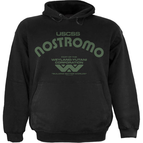 ALIEN - NOSTROMO - Hoody Black Front Only