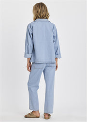 Sisstr Chore Oversized Denim Jacket with Pockets